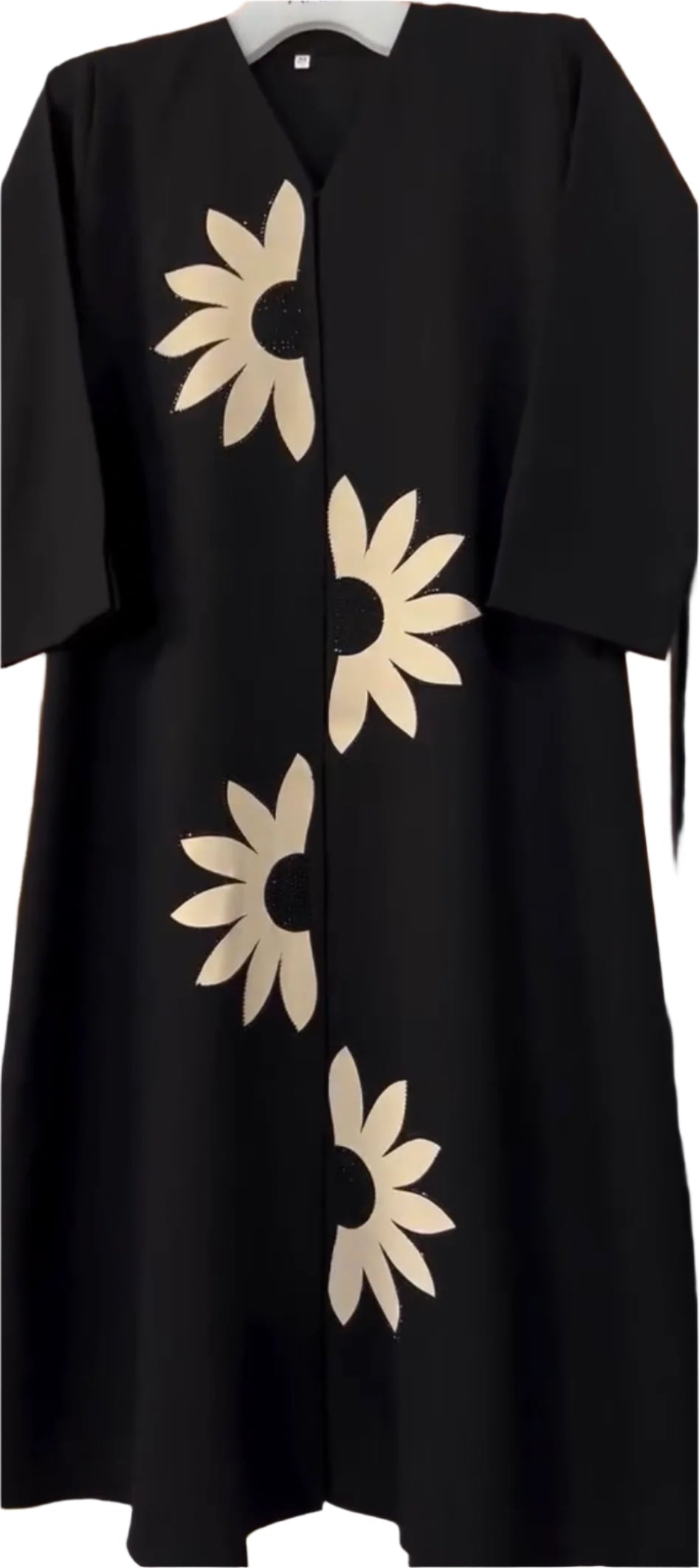Abaya with flowers design