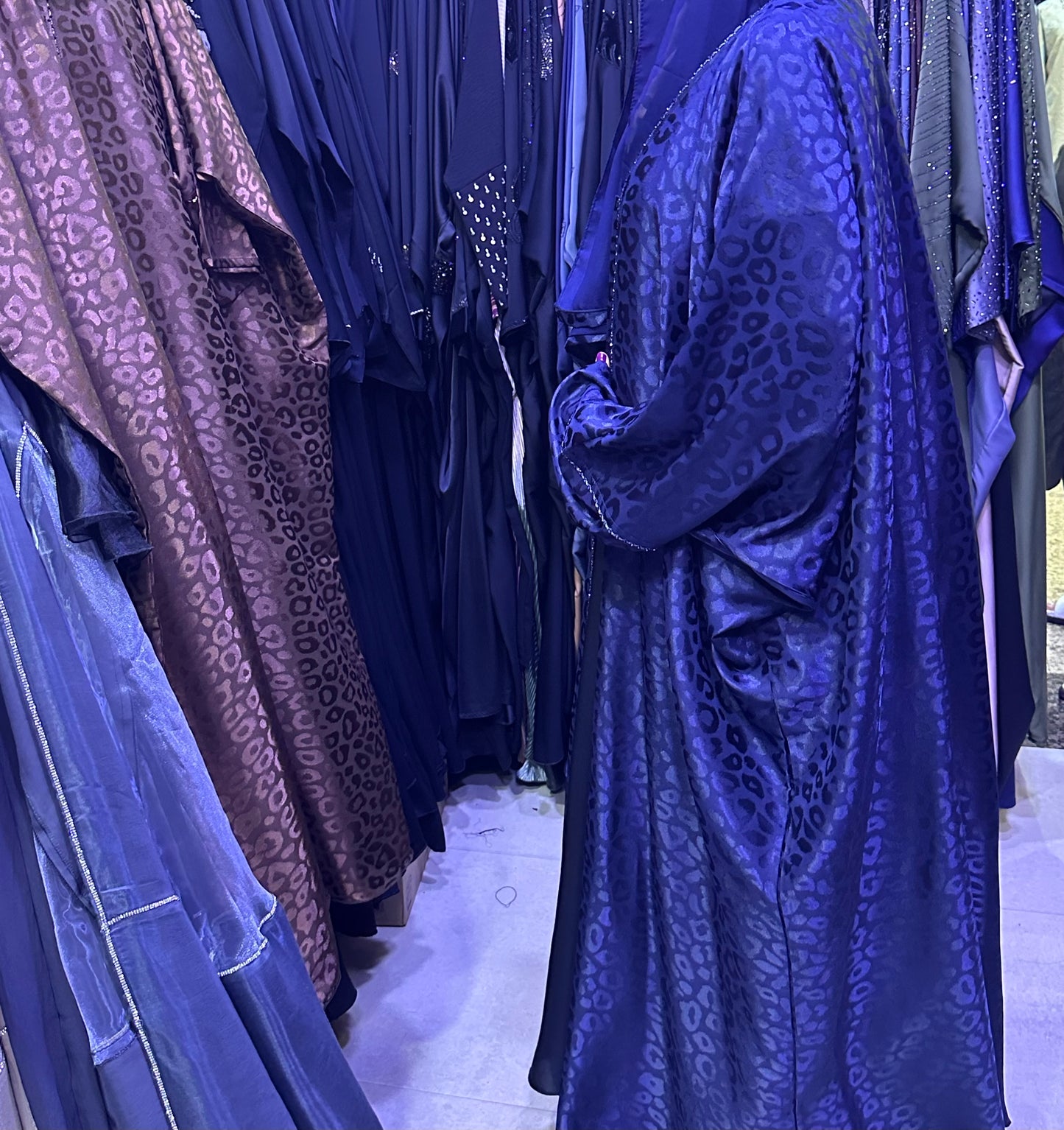 Silk abaya