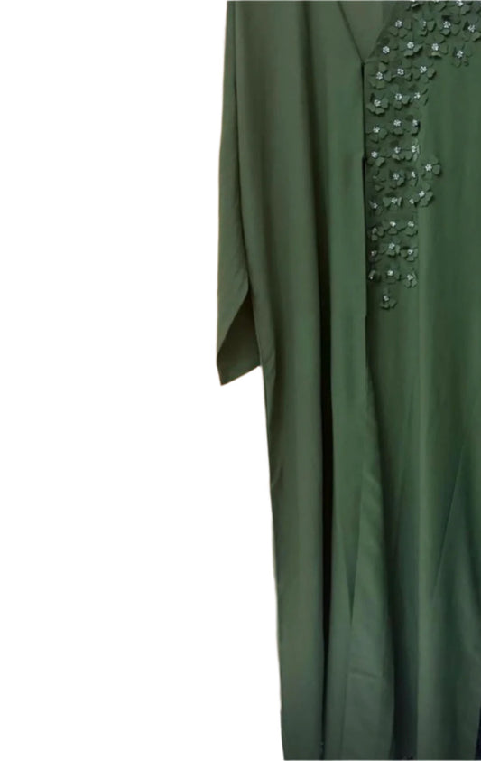Flower Design Abaya