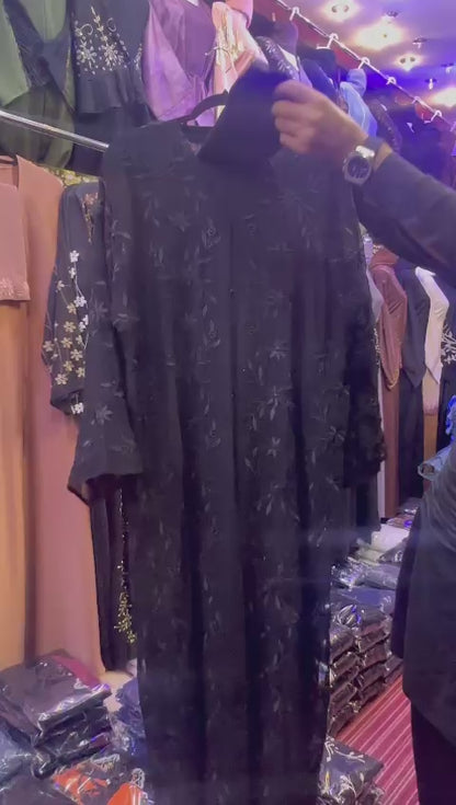 Embroidered abaya new