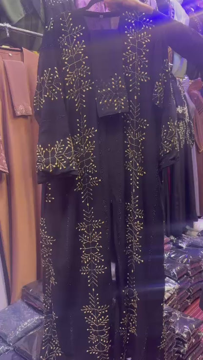 Embroidered abaya new