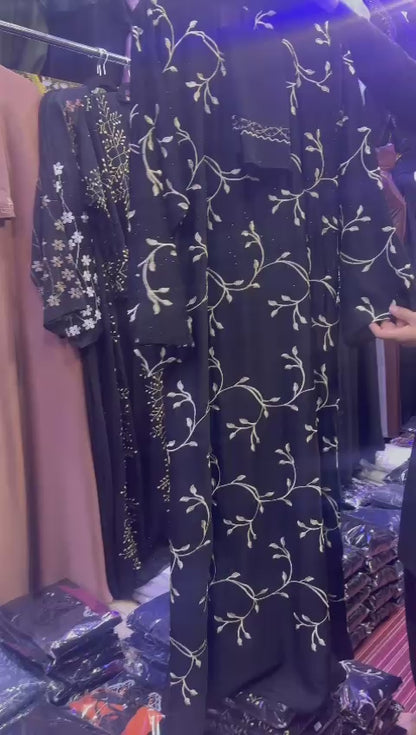 Embroidered abaya new